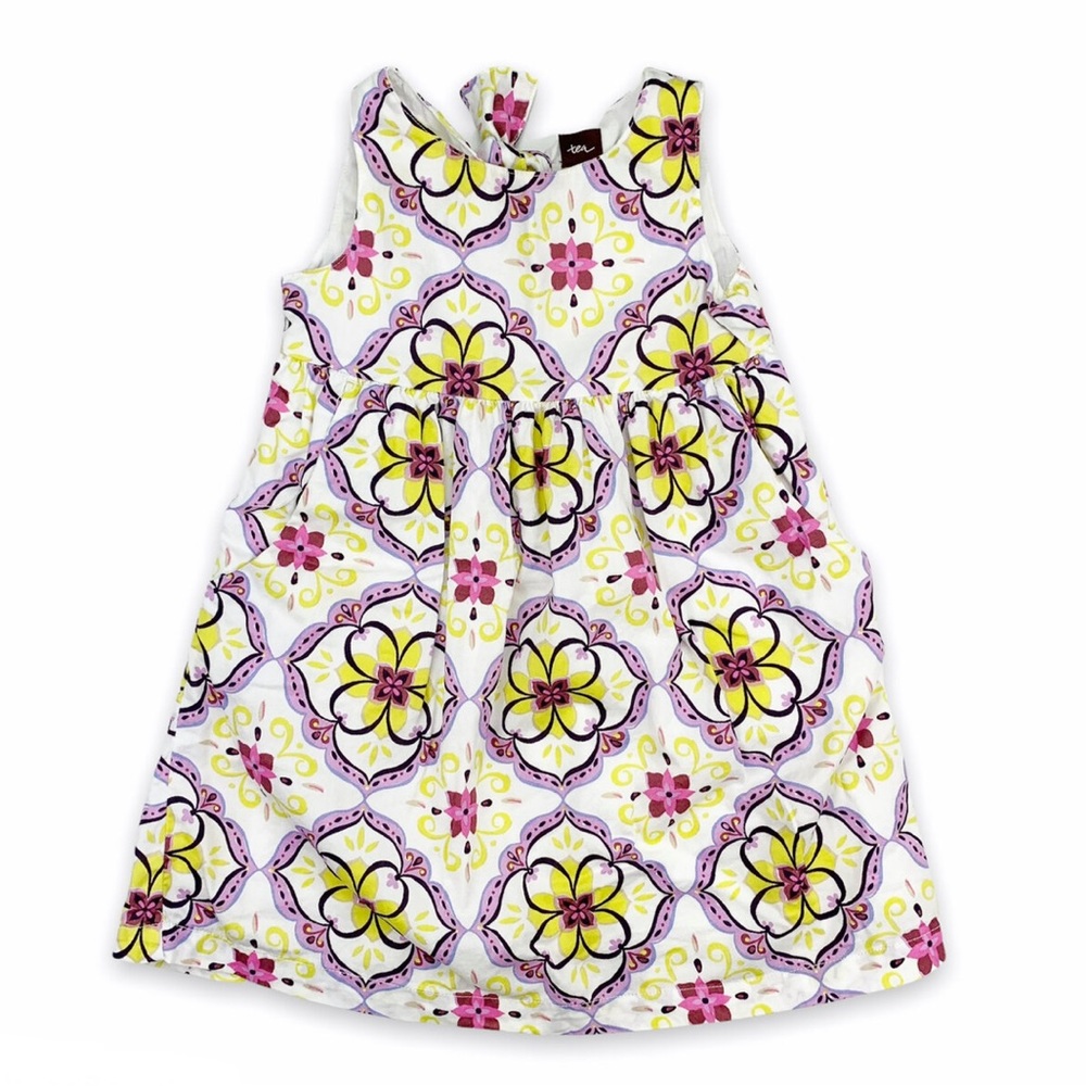 Tea collection art de vivre tie back dress